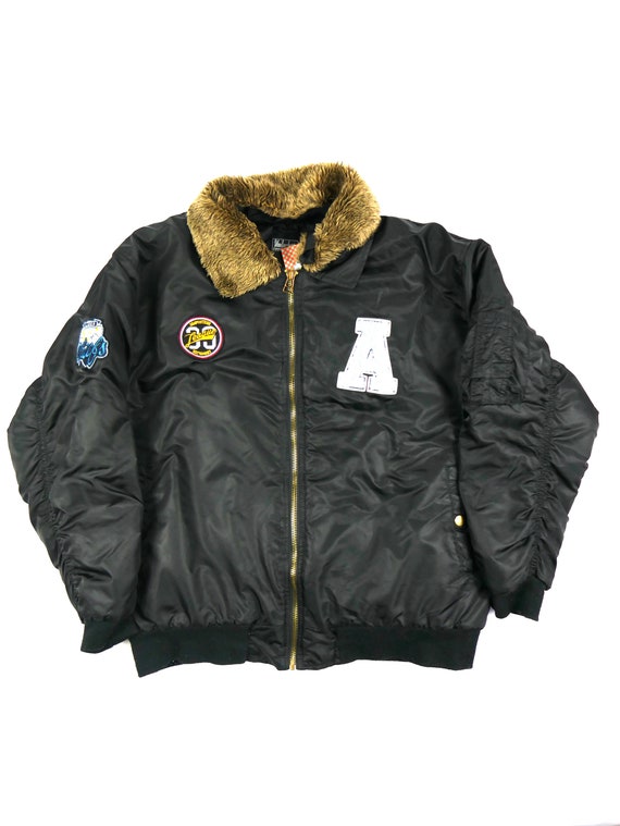 Padded aviator cheap jacket