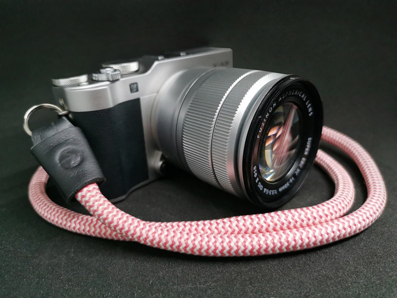 Rope /& Leather Neck Shoulder Camera Strap 40 Pink Soft Braided Rope For Mirrorless Leica Olympus Canon Nikon Fuji Sony Panasonic Pentax