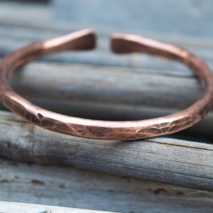 Mens copper bracelet- Cool mens bracelet - Rustic mens bracelet