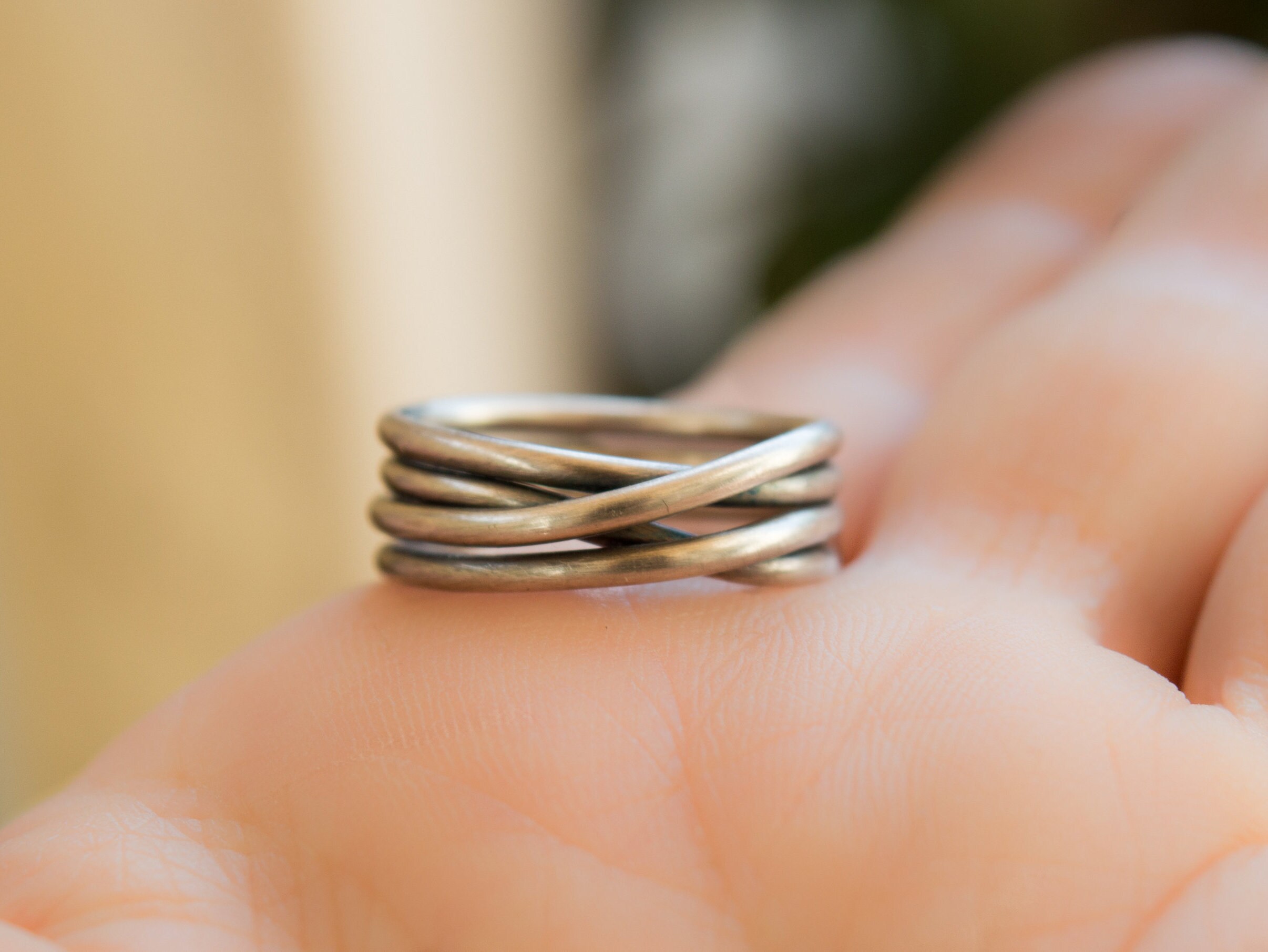 Wrap around 2024 rings silver