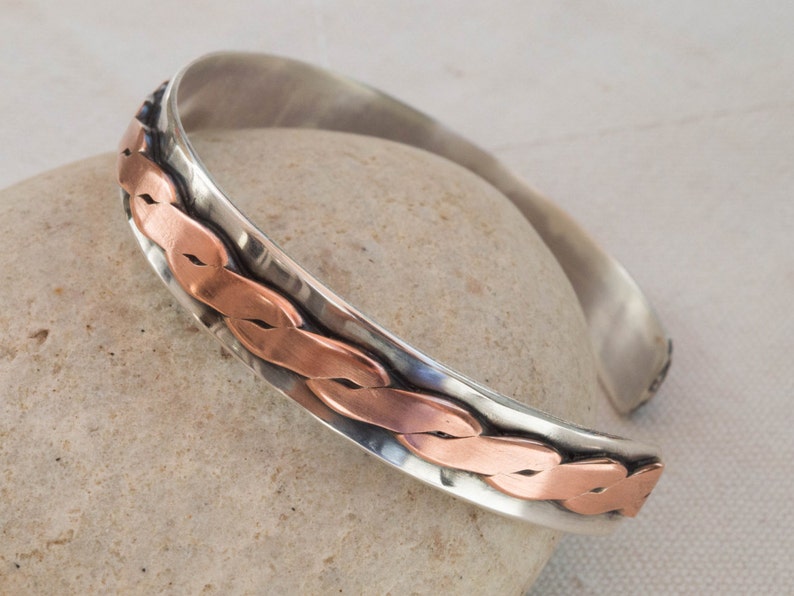 Mens Cuff Bracelet Mens Silver Bracelet Mens Rustic Etsy