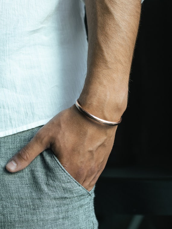 Mens Copper Bracelet Cool Mens Bracelet Rustic Mens Bracelet Chunky Copper Bracelet Mens Cuff Bracelet Cuff Bracelet for Men Etsy