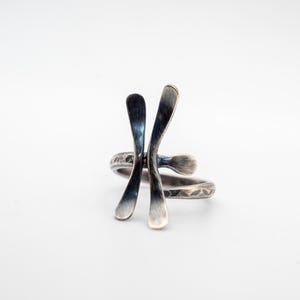 Dragonfly ring - Sterling silver Dragonfly ring - Dragonfly jewelry - Adjustable ring - 925 sterling silver -  Wrap ring - Gifts for her