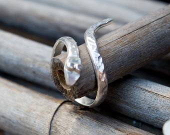 Snake ring-Snake silver ring