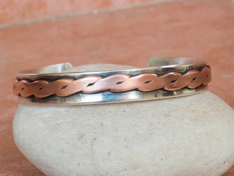 Mens Cuff Bracelet Mens Silver Bracelet Mens Rustic Etsy