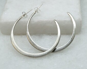 Hoop earrings silver