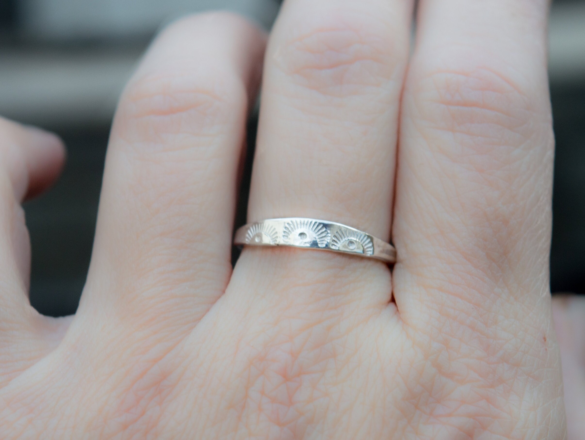 Simple Silver Ringminimalist Ringsterling Silver Ringdainty Etsy