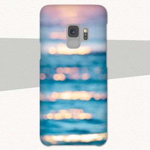 Samsung Galaxy S9 Case Sunrise Blue Pink Pastel Samsung Galaxy S9 Plus Phone Case Gift Abstract Phone Case for Galaxy S8 Galaxy Note 9 S7 S6
