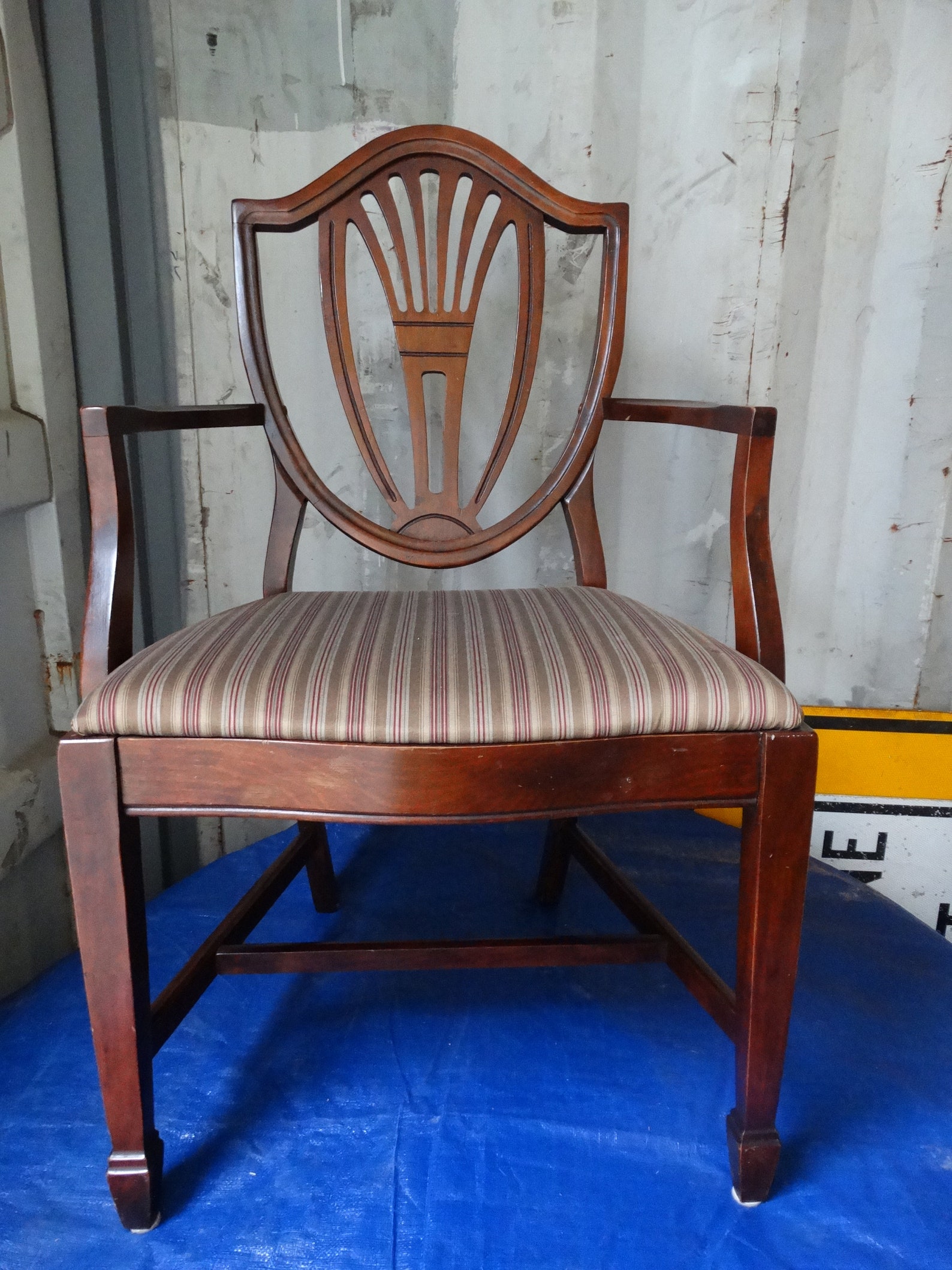 Antique Duncan Phyfe Style Wood Dining Room Arm Chair with Etsy