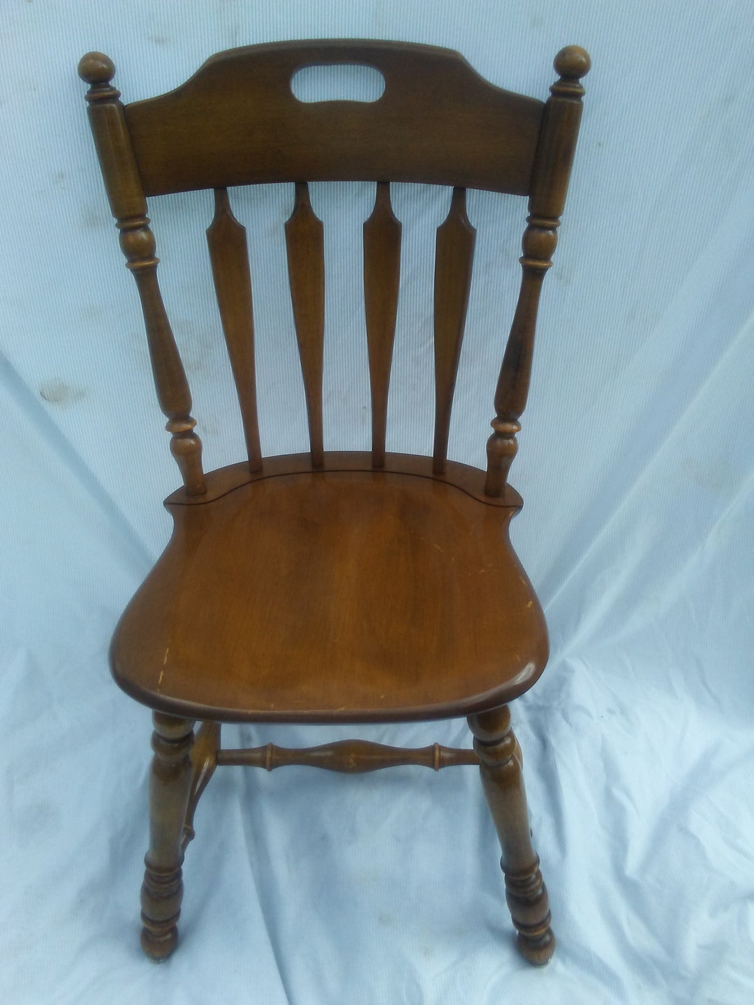 RARE VINTAGE Kling Wood Wooden Maple Side Dining Room Chair 180974 Etsy