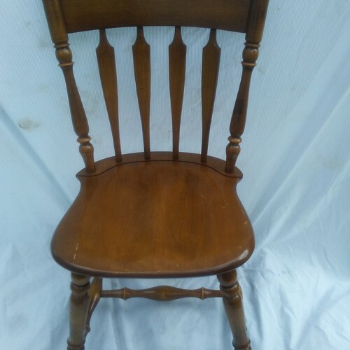 Kling vintage wood wooden maple side dining room chair 18-0974 PICK shops UP ONLY