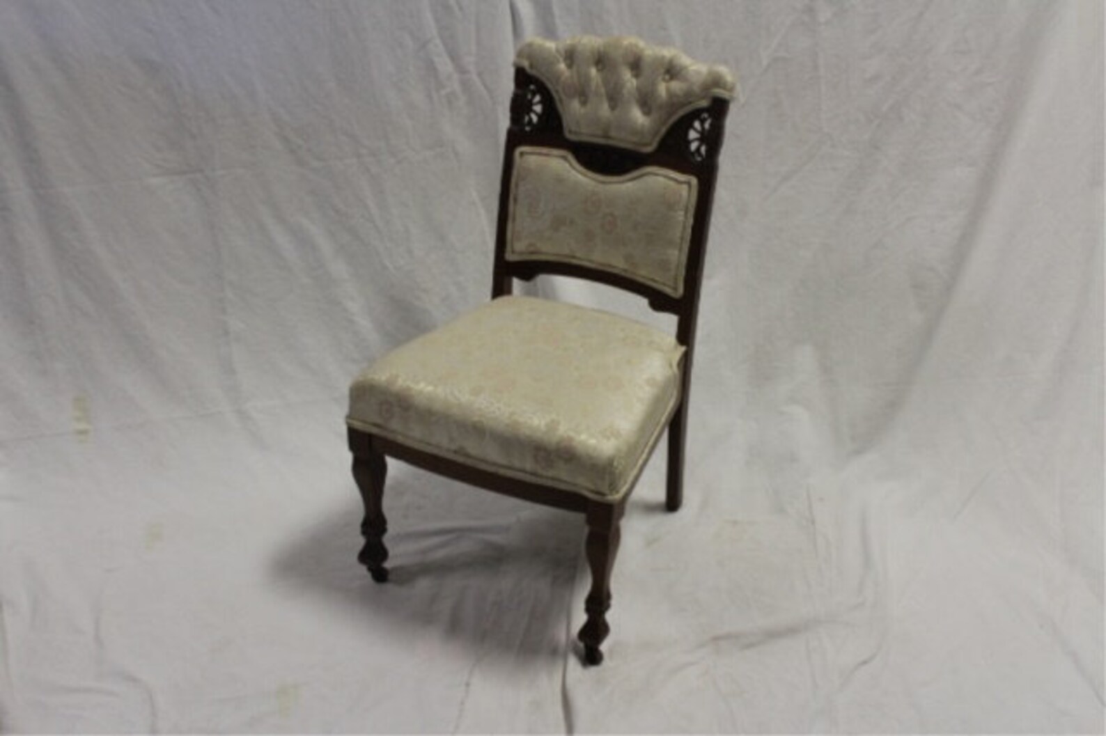 Antique Hallway Entryway Dining Chair Wood & Fabric on Front Etsy Ireland