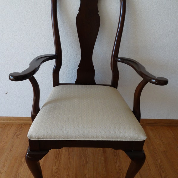 Ethan Allen Vintage Queen Anne Style Dining Room Chair Arm Chair 11-6211 PICK Up ONLY NO Shipping