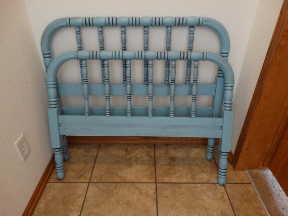 Antique Jenny Lind Twin Size Spindle Headboard Footboard Etsy