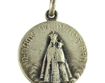 Notre Dame de Myans Jesus Sacred Heart Sacre Coeur Dropsy Signed Vintage Medal