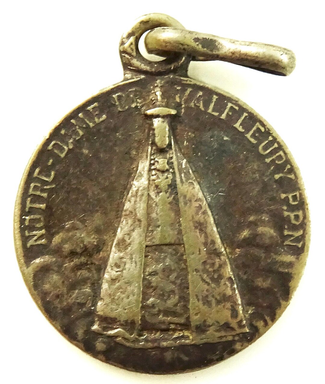 Notre Dame De Valfleury Vintage Medal French Pendant of Our Lady - Etsy