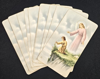 Guardian Angel with Child Holy Cards Italy Vintage 1950s NOS 10pc Lot