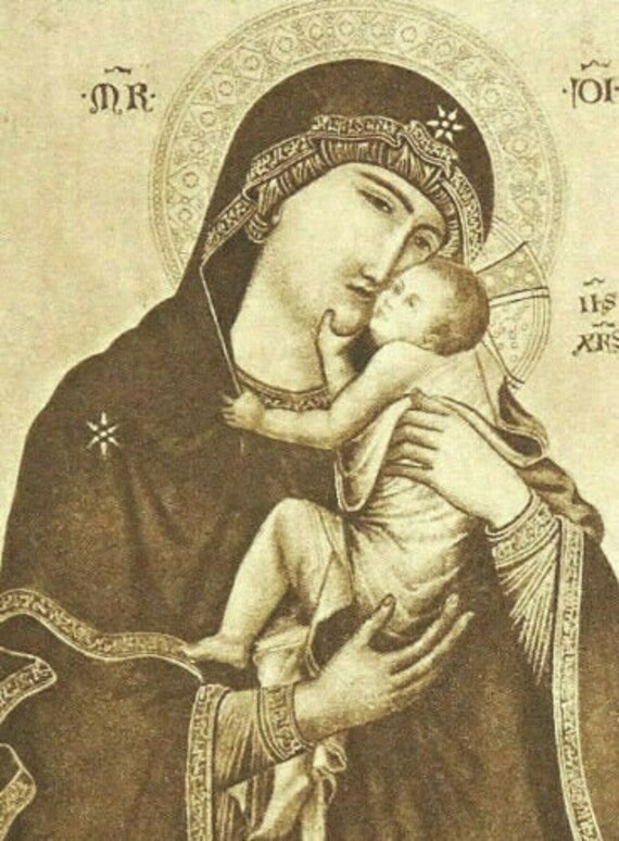 Notre Dame De Grace Cambrai Vintage French Holy Prayer Card Etsy