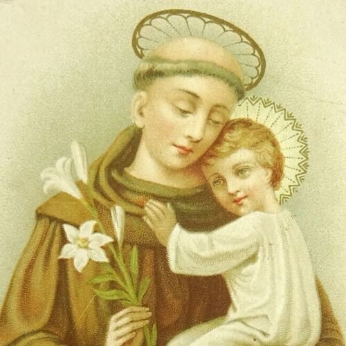St Antoine De Padoue Antique French Holy Card Saint Anthony - Etsy Canada St Antoine De Padoue Antique French Holy Card Saint Anthony - Etsy Canada