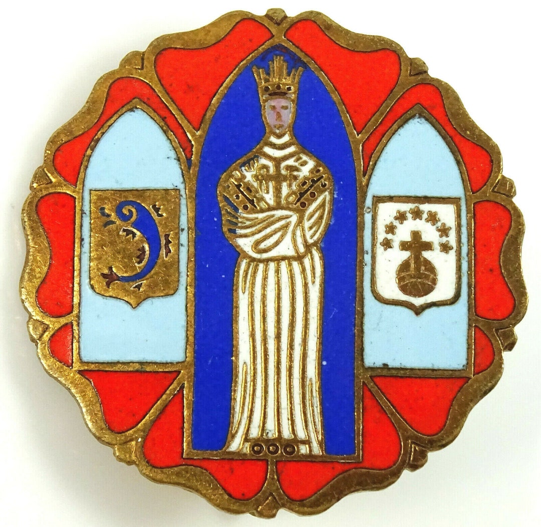 Notre Dame de la Salette Vintage Religiöse katholische Emaille Etsy.de