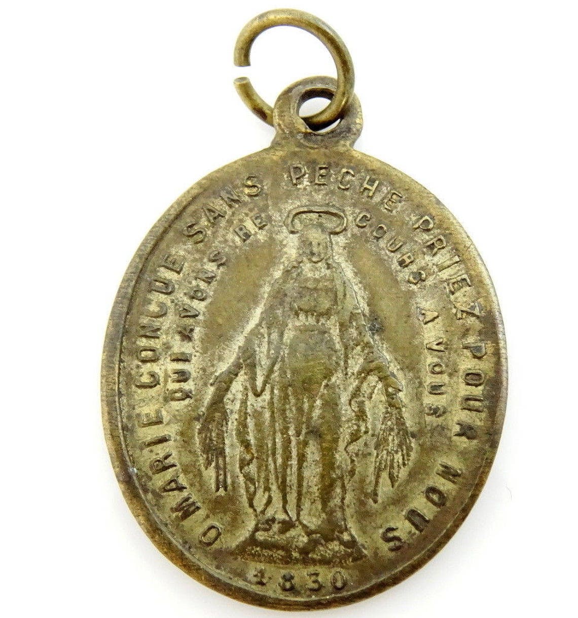 Notre Dame de Lombecque Protect Our Children French Vintage image 1