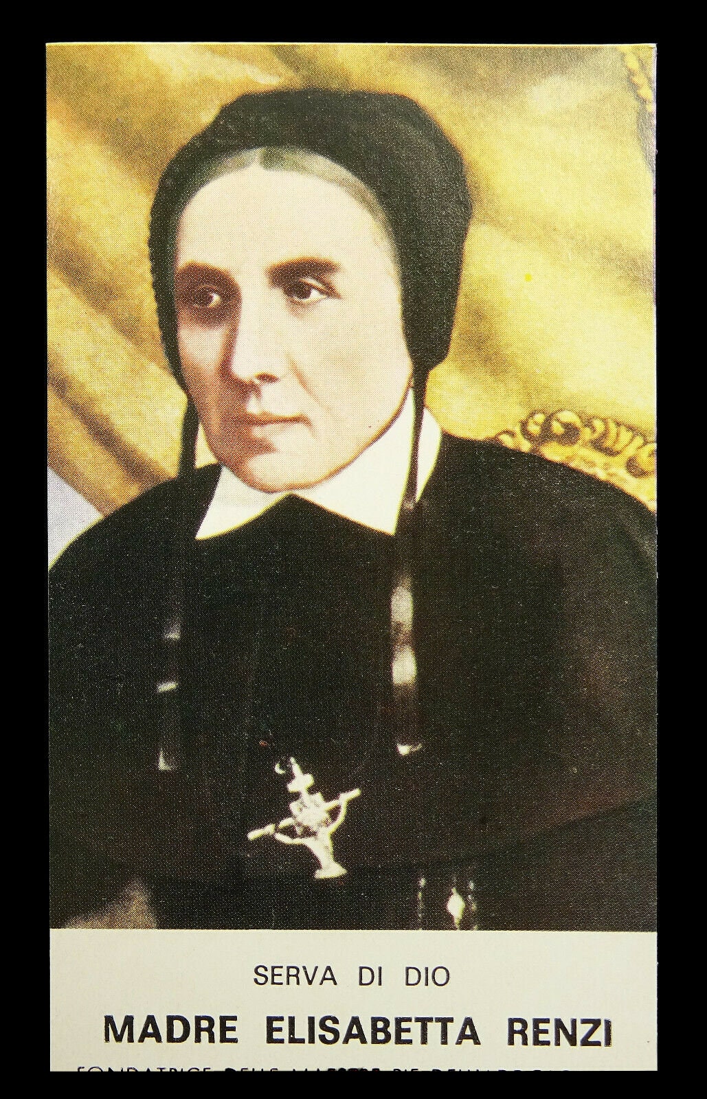 Madre Maria Elisabetta Renzi Vintage Italian Nun Holy Prayer Card - Etsy