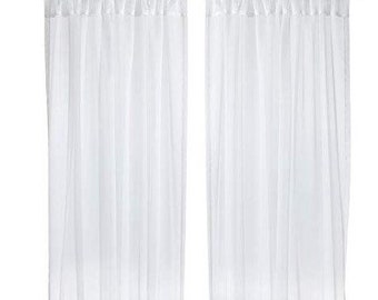 Ikea Pair 2 Panels Of Ritva Brown Curtains 57x98 Etsy