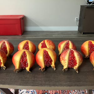 11 Artificial Fruit Faux Fake Food Pomegranate