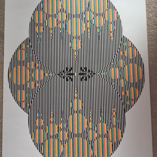 Sharpie Wall Art Black And White Doodle Drawing Abstract Sharpie