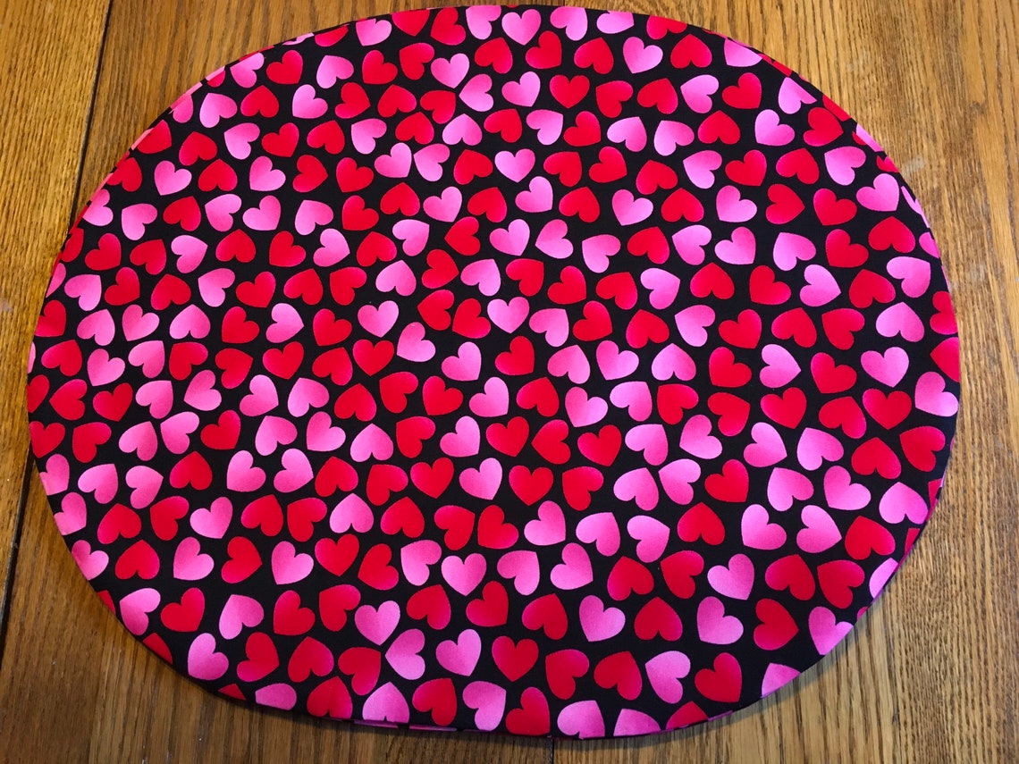 All Over Pink Hearts Placemats. Set of 4. 14 X 18 Etsy