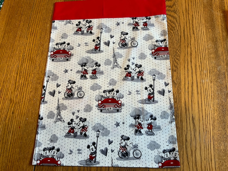 Mickey and Minnie Toddler/travel Pillowcase. 14 X 20 Etsy
