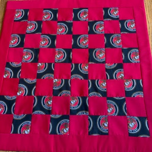 Marine Corps checkerboard.  19 1/2” X 19 1/2”