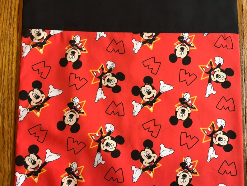 Shooting Stars Mickey Toddler/travel Pillowcase. 14 X 20 Etsy