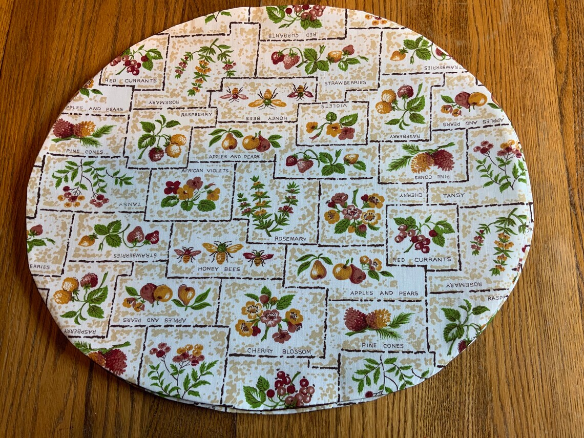 Fruits and Flowers Placemats. Set of 4. 16 X 20 Etsy