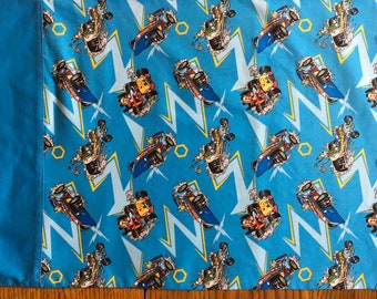 Racing Mickey Mouse Toddler/Travel Pillowcase.  14” x 20”