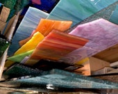 Stained Glass Supplies, Scrap Glass Box, Misc Art Glass, Spectrum, Armstrong, Wissmach and Others