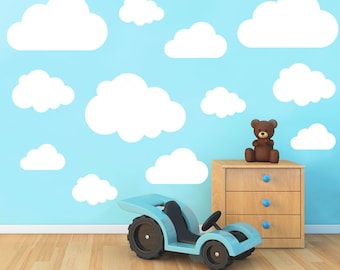 Set of 21 Clouds Vinyl Wall Art Sticker Decal Kids Room Nursery Decoration