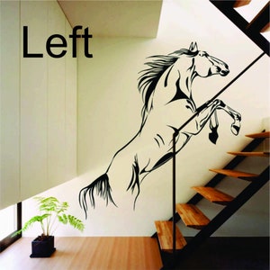 Large Jumping Horse Wall Art Stickers, Vinyl-Decal Stylish Home Graphics Bedroom