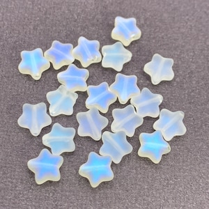 20/40Pcs 8mm Star Rainbow Electroplate Glass Beads, Bulk Pack Beads, BEA1306