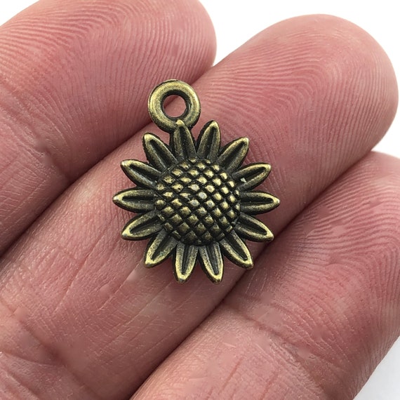 Sunflower charms in bulk deals