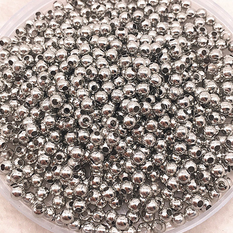Silver Beads 3mm