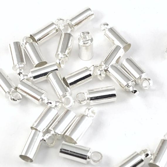 48 Pack 3mm Jewelry Cord Ends 9x3mm FIN1042 Etsy