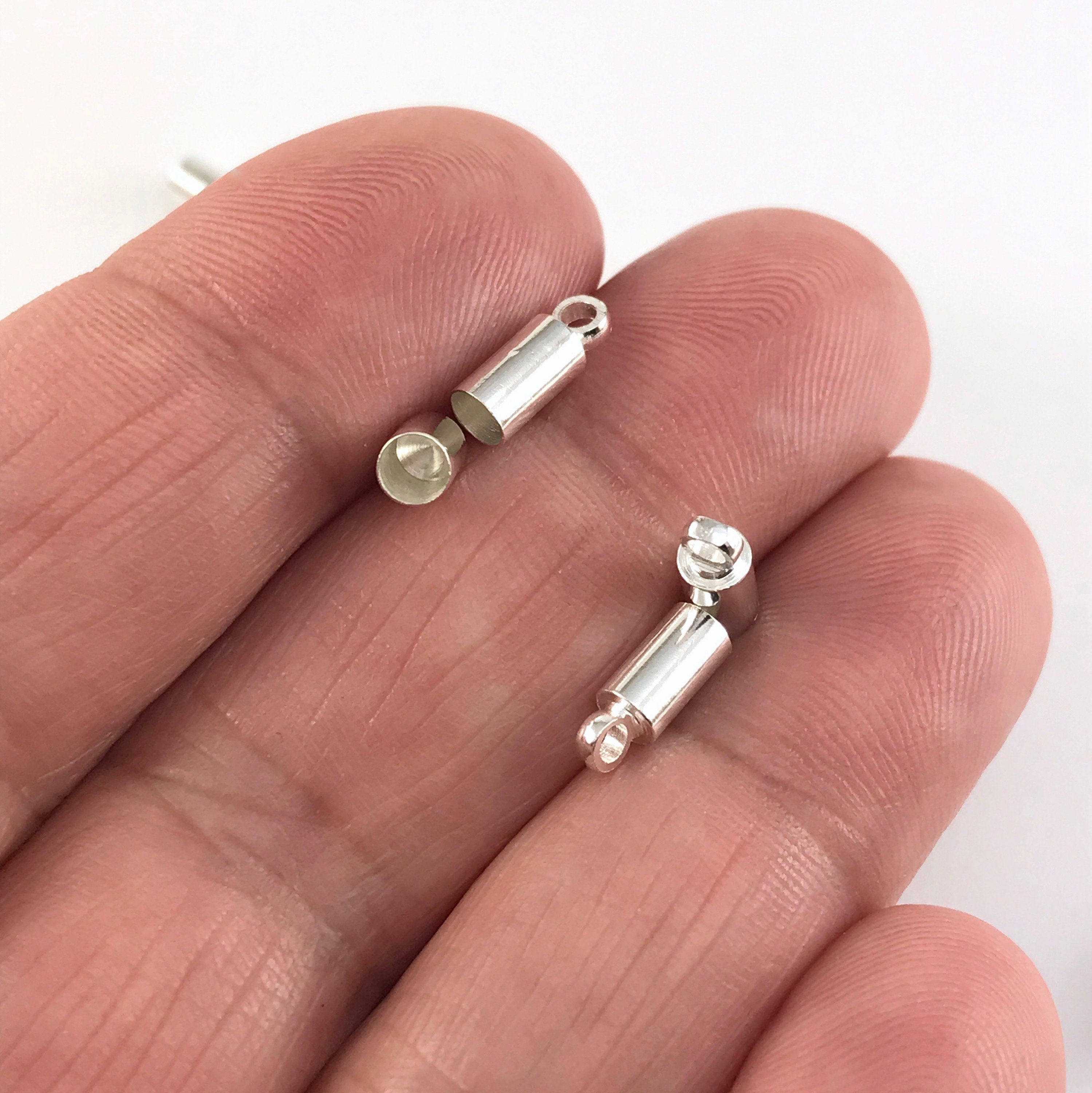 48 Pack 3mm Jewelry Cord Ends 9x3mm FIN1042 Etsy