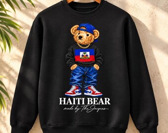 Haiti Bear Crewneck Sweatshirt