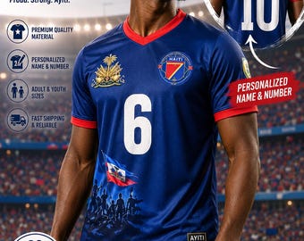 Limited Edition Haiti World Cup Soccer Jersey – Football Shirt