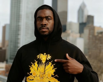 Haiti Coat of Arms Hoodie  (Vinyl)
