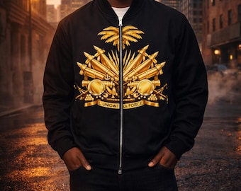 Haiti Coat of Arms Varsity Jacket