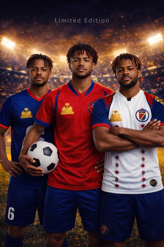 Limited Edition Haiti World Cup Soccer Jersey – Football Shirt