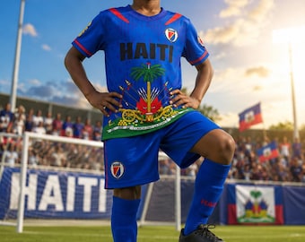 READY TO SHIP - Haiti Kids World Cup 2026  Jersey