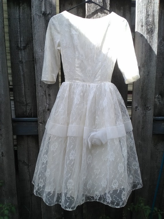 1950s wedding dress lace wedding dress vintage wed